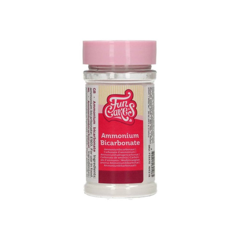 FUNCAKES AMMONIUM CARBONATE 80 GRAMS FUNCAKES AMMONIUM CARBONATE 80 GRAMS