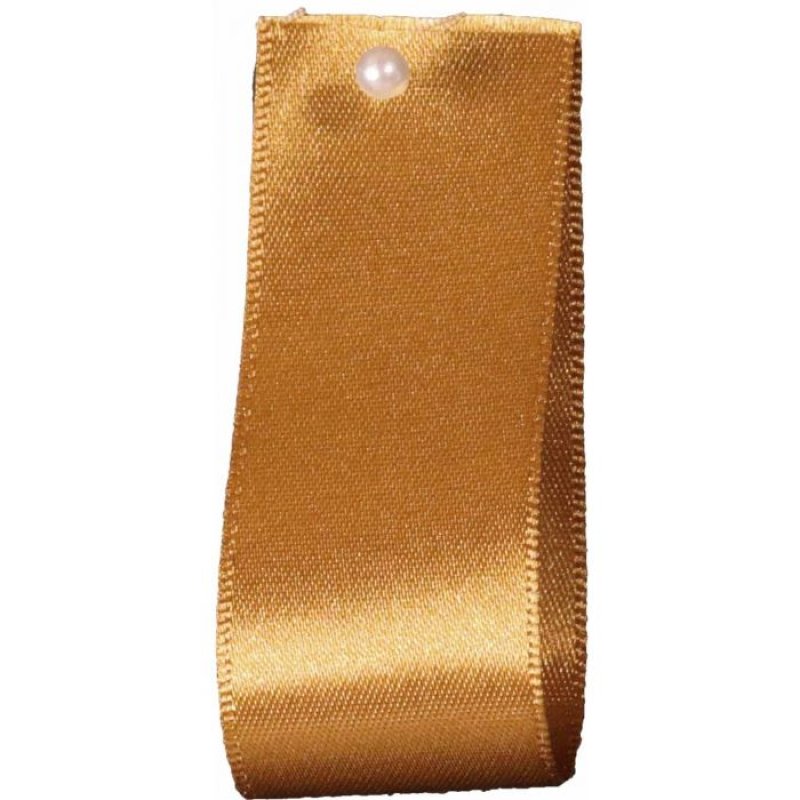 Old Gold Satin Ribbon - 50 mm