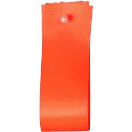 Flo. Orange Satin Ribbon - 50 mm