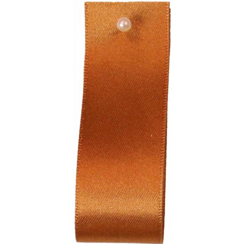 Rust Satin Ribbon - 50 mm