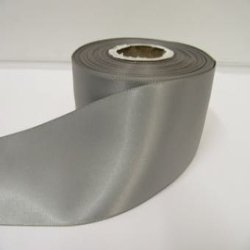 Smoked Grey Satin Ribbon - 50 mm