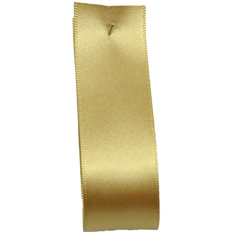 Gold Satin Ribbon - 50 mm