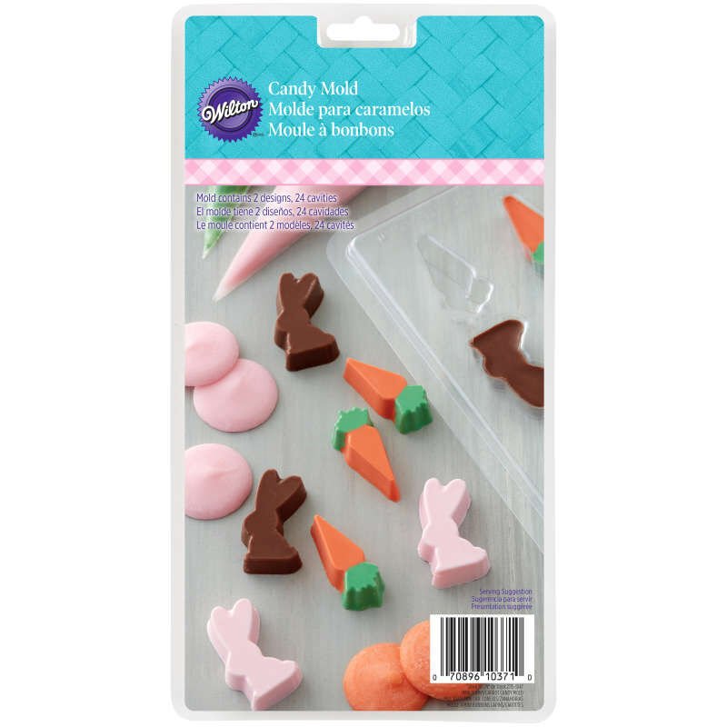 Wilton : Candy Mould - Mini Bunny & Carrot