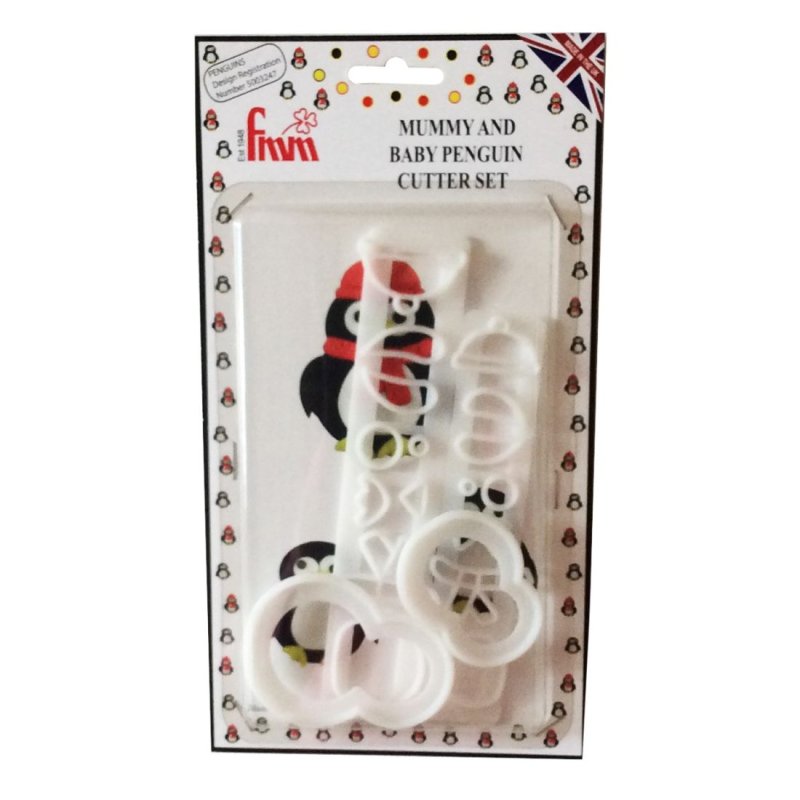 FMM Mummy & Baby Penguin Cutter Set