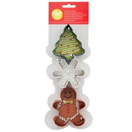 Wilton : Christmas Cookie Cutters - Set of 3