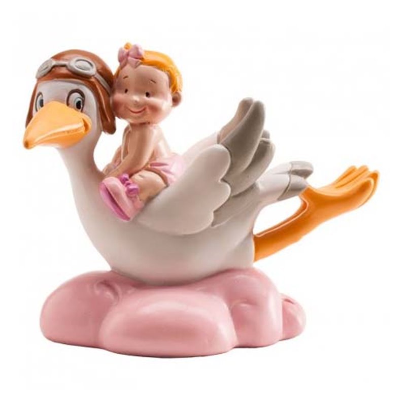 Baby Girl Flying Stork - 10 cm