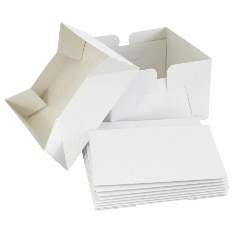 16'' White Cake Boxes Bulk