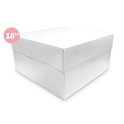 18'' White Cake Boxes