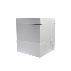 12" 2 Pieces Full Sided Cake Box Extension