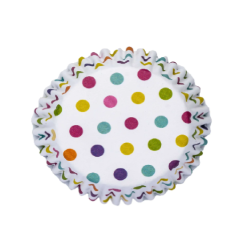 PME Multi Colours Foil Lined Cupcake Cases - Pack of 30
