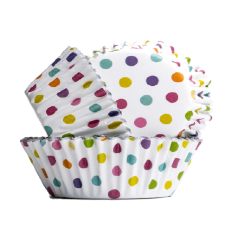 PME Multi Colours Foil Lined Cupcake Cases - Pack of 30