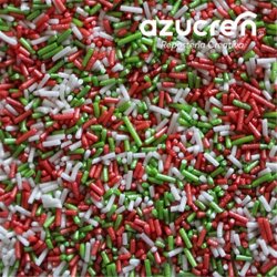 Azucren Assorted Christmas Sugar Noodles - 90 gr