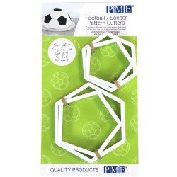 PME Football/Soccer Pattern Cutters 4 Set