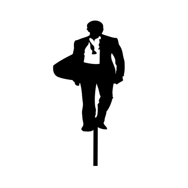 James Bond Back Cake Topper