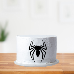 Spider Acrylic Cake Topper - Black