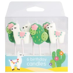 Llama Candles - Set of 6