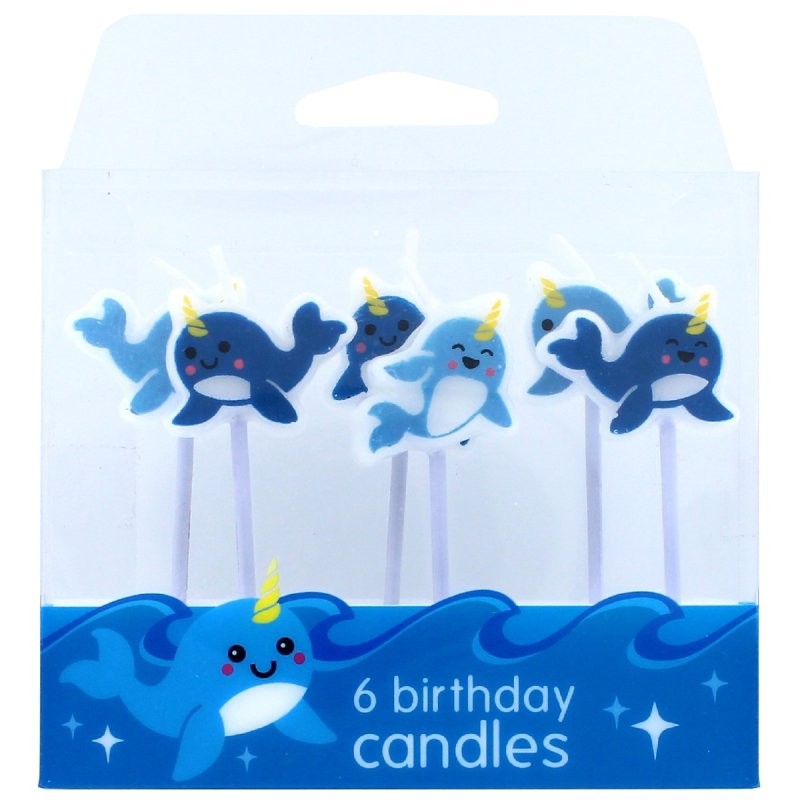 Narwhal Candles - Set of 6