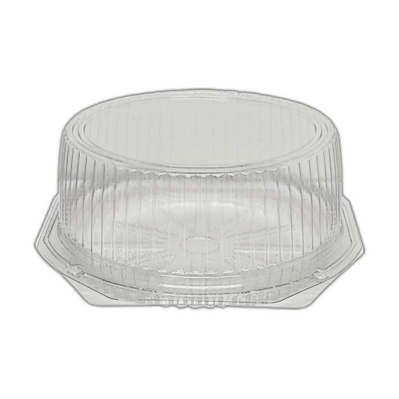 Clear Plastic Hinged Cake Dome - 7.5 x 3.5 inch